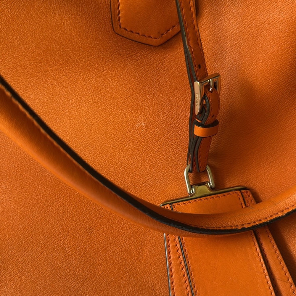 Prada Orange Leather Bag - Picture 3 of 12